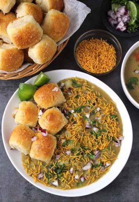  Misal Pav: Een pittig ontbijtgerecht vol met unieke texturen en aromatische kruiden!