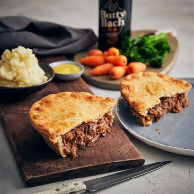  Steak and Ale Pie: Een rijke en romige beleving met mals vlees en een intense biersmaak!